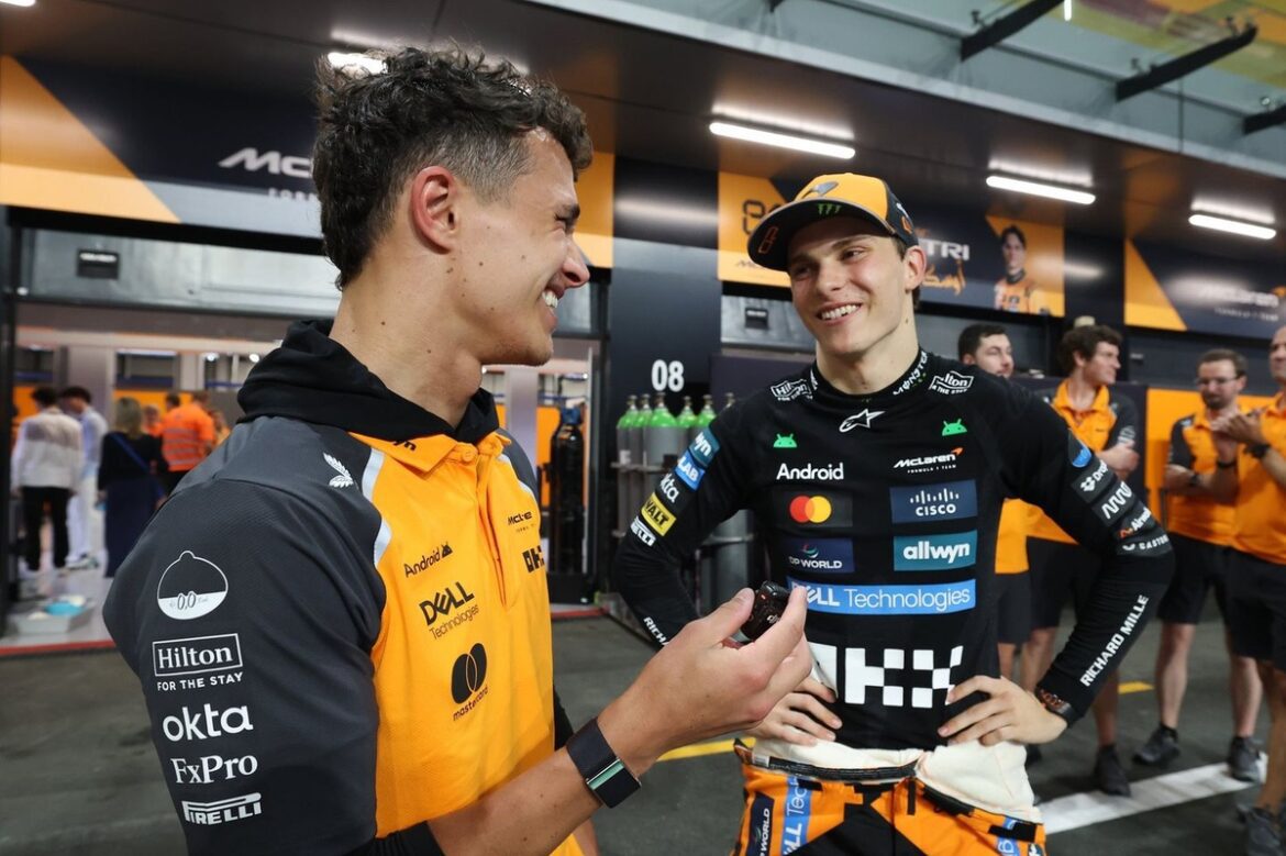 Do the differing perspectives of Lando Norris and Oscar Piastri indicate strength or vulnerability?