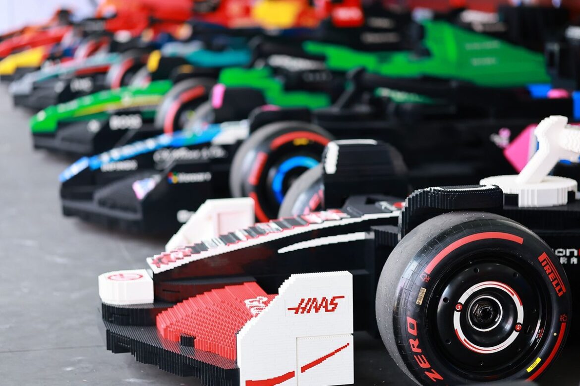 Watch LEGO create full-sized replicas of every Formula 1 car for the Miami Grand Prix.