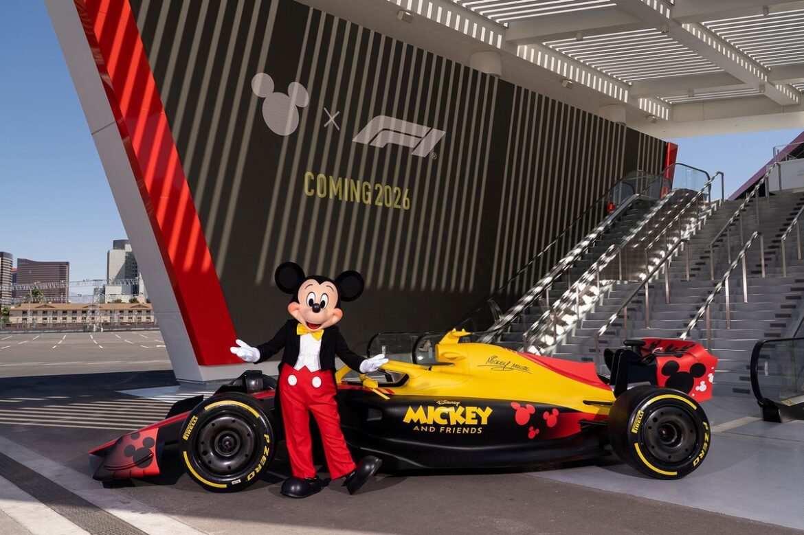 F1 signs agreement with Disney for Mickey Mouse products