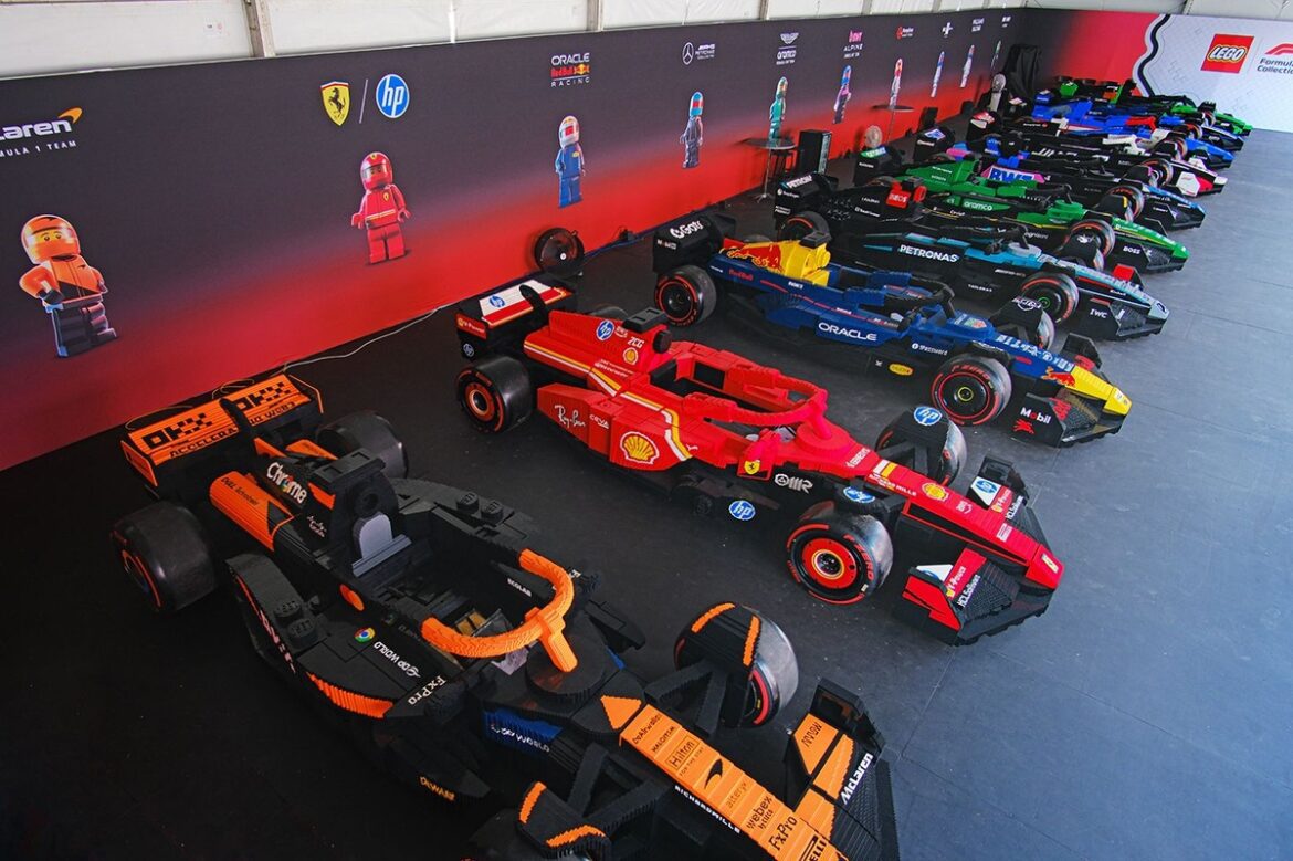 full-size-lego-f1-cars.jpg Formula 1 unveils life-sized LEGO vehicles for the Miami Grand Prix driver parade.