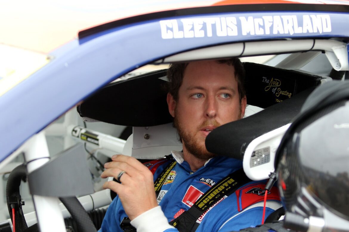 garrett-mitchell-rette-jones-r.jpg Cleetus McFarland discusses plans to make his Cup debut at the 2027 Daytona 500.