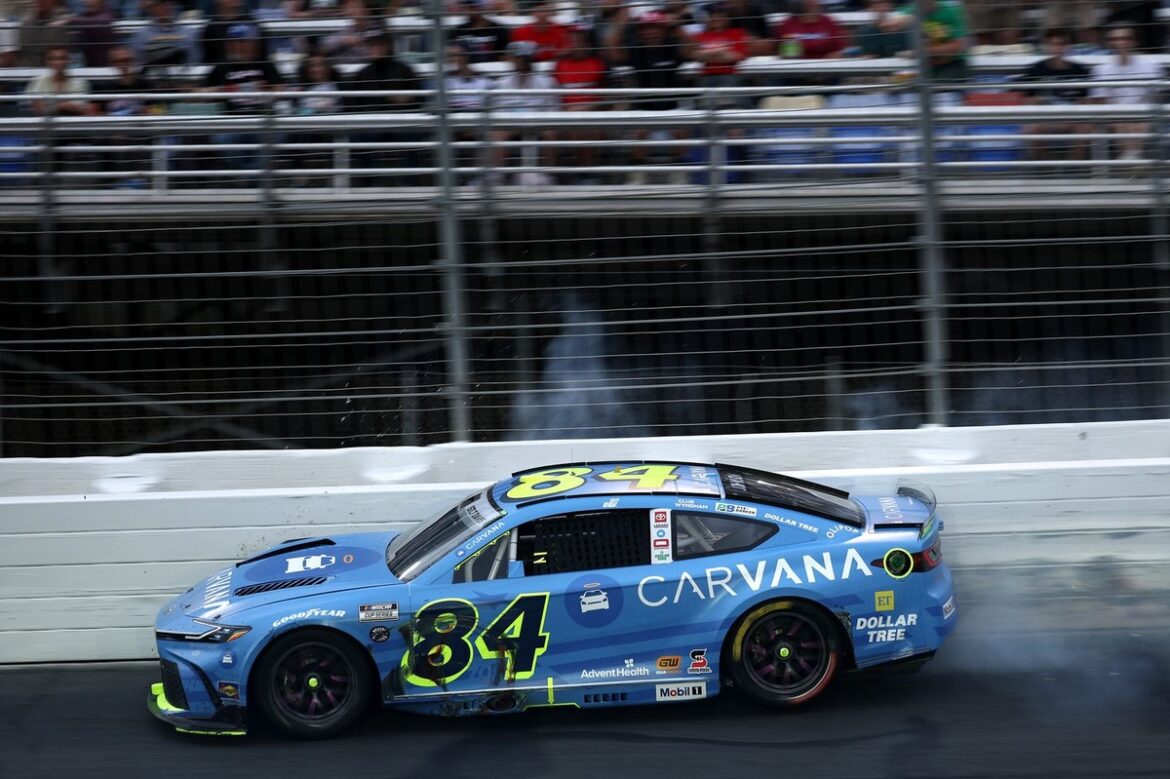 jimmie-johnson-legacy-motor-cl-2.jpg Jimmie Johnson acknowledges making a "beginner's error" following his crash in the Coke 600.