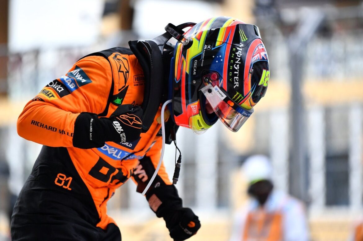 Oscar Piastri's playful dance was a wager gone wrong against NFL star Justin Jefferson.