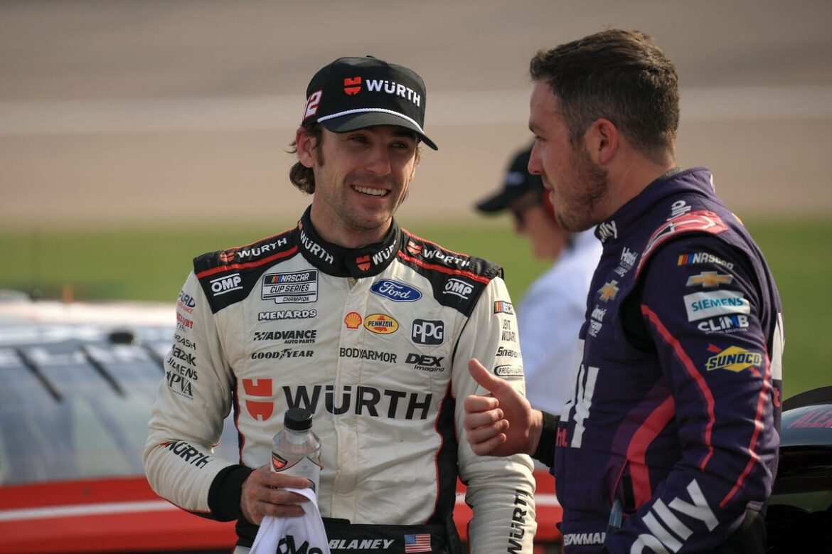 I might have frightened Kyle Larson if there were a few more laps.