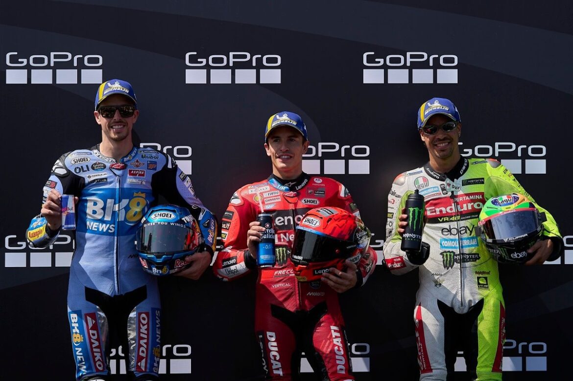 1749294379_franco-morbidelli-vr46-racing-2.jpg Marc Marquez narrowly beats his brother Alex to secure pole position.