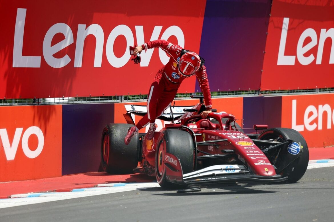 1749841947_charles-leclerc-ferrari-2.jpg Max Verstappen Takes the Lead as Charles Leclerc Collides During FP1