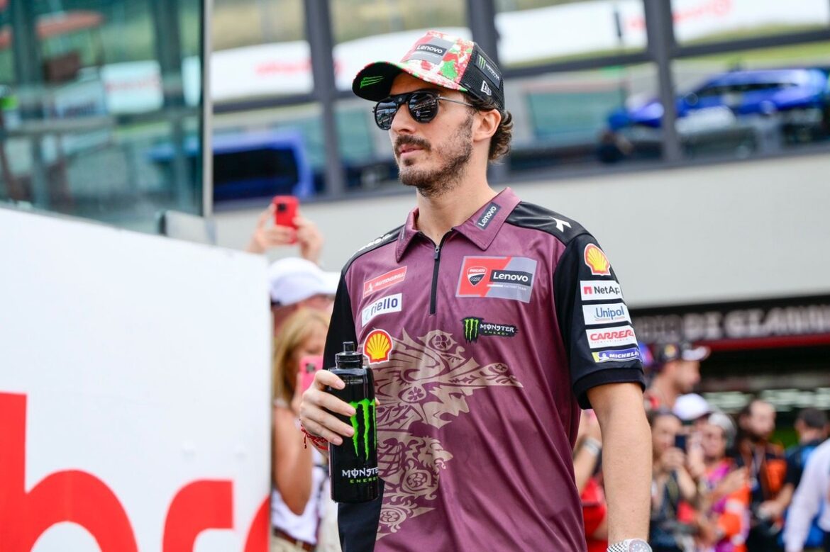 1750612247_francesco-bagnaia-ducati-team-2.jpg Francesco Bagnaia acknowledges that contemplating a MotoGP championship victory is unrealistic following the Italian GP.