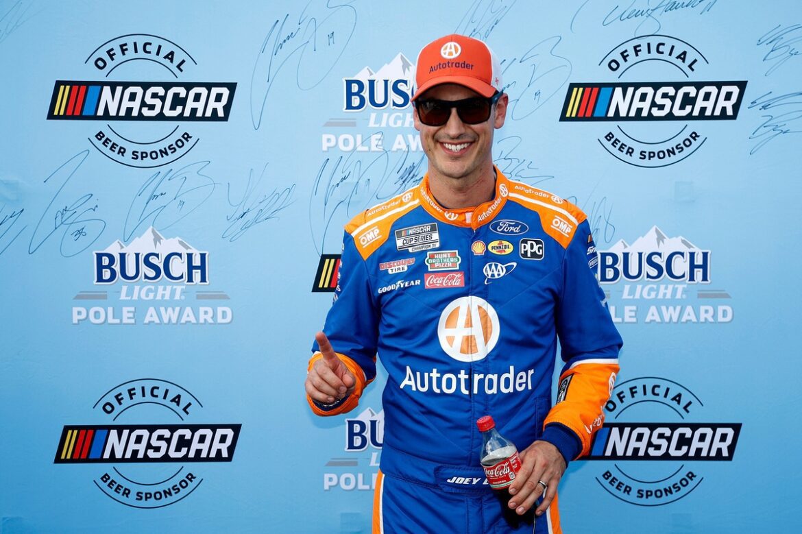 Joey Logano secures NASCAR Cup pole in a tie as Ford leads Atlanta qualifying.