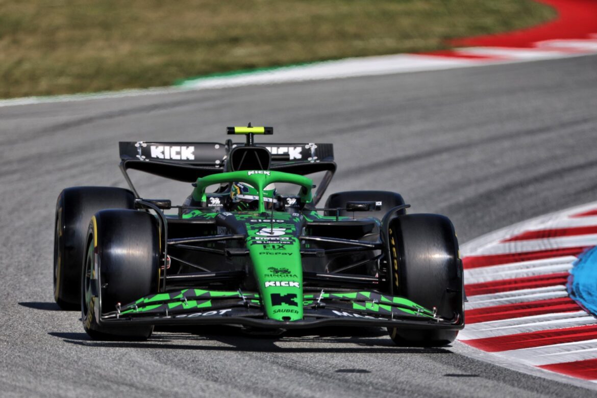 Bortoleto drops to last place, rebounds, and finishes 12th in the Spanish Grand Prix.