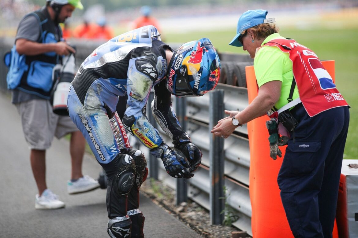 Alex Marquez recovers from surgery following Dutch GP accident, while Luca Marini prepares for MotoGP comeback.