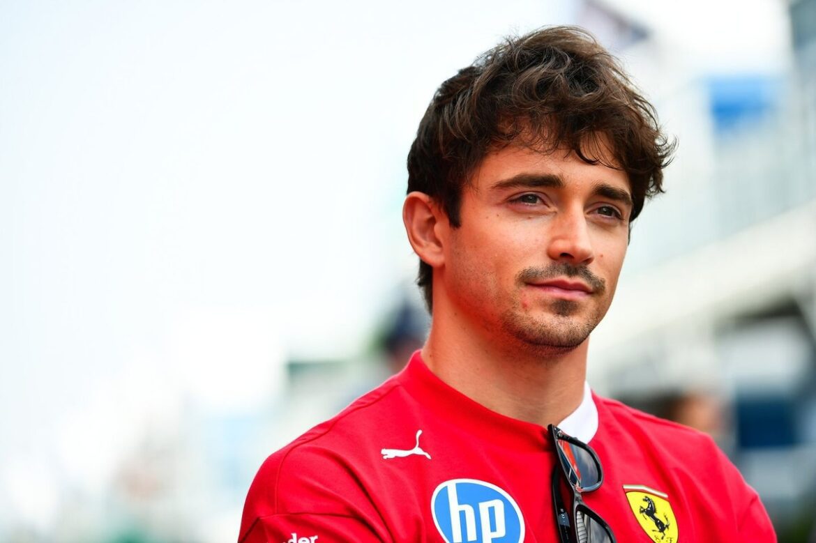 charles-leclerc-ferrari.jpg Charles Leclerc addresses rumors of leaving Ferrari F1 by saying, "I love the team."