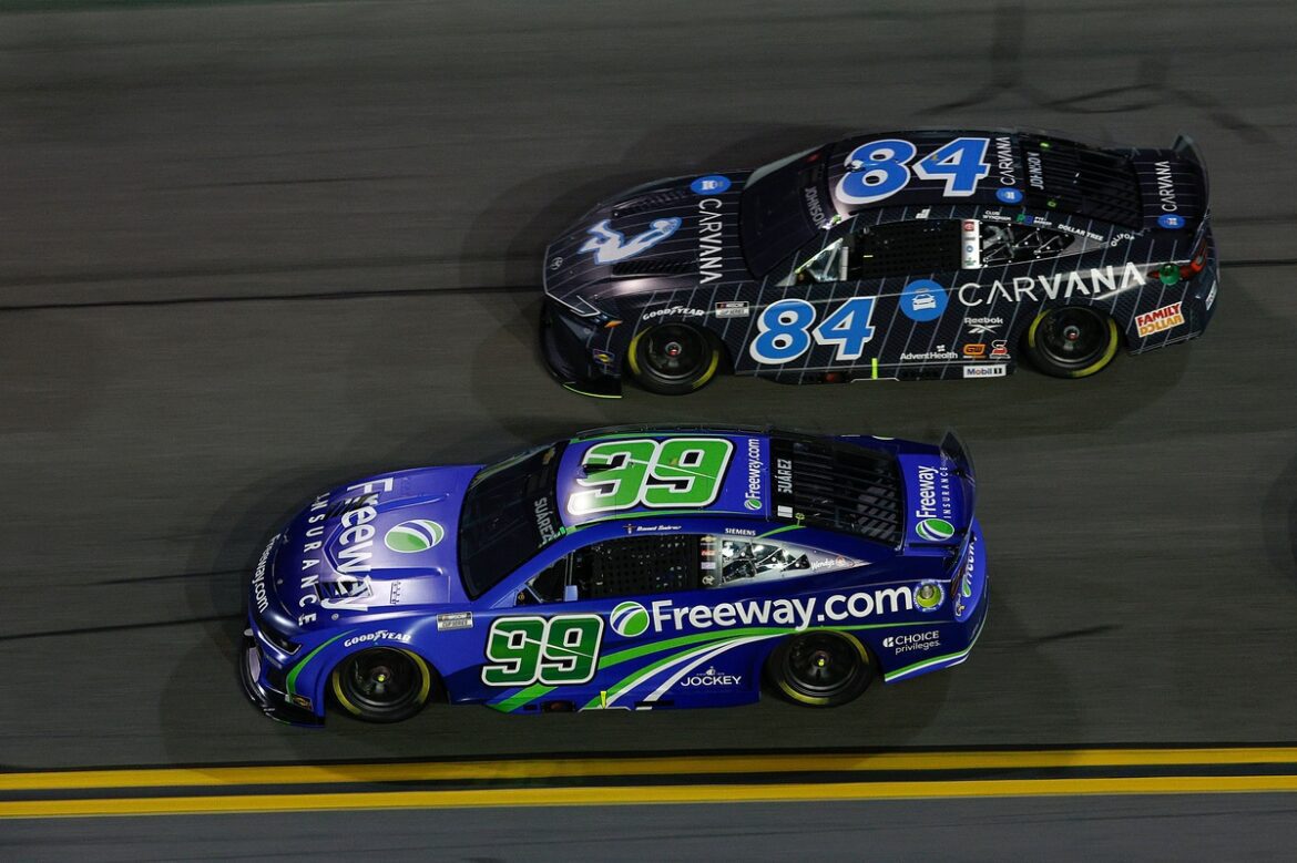 1753374883_daniel-suarez-trackhouse-racin.jpg Jimmie Johnson commends Daniel Suarez but states, "I don't have a ride."