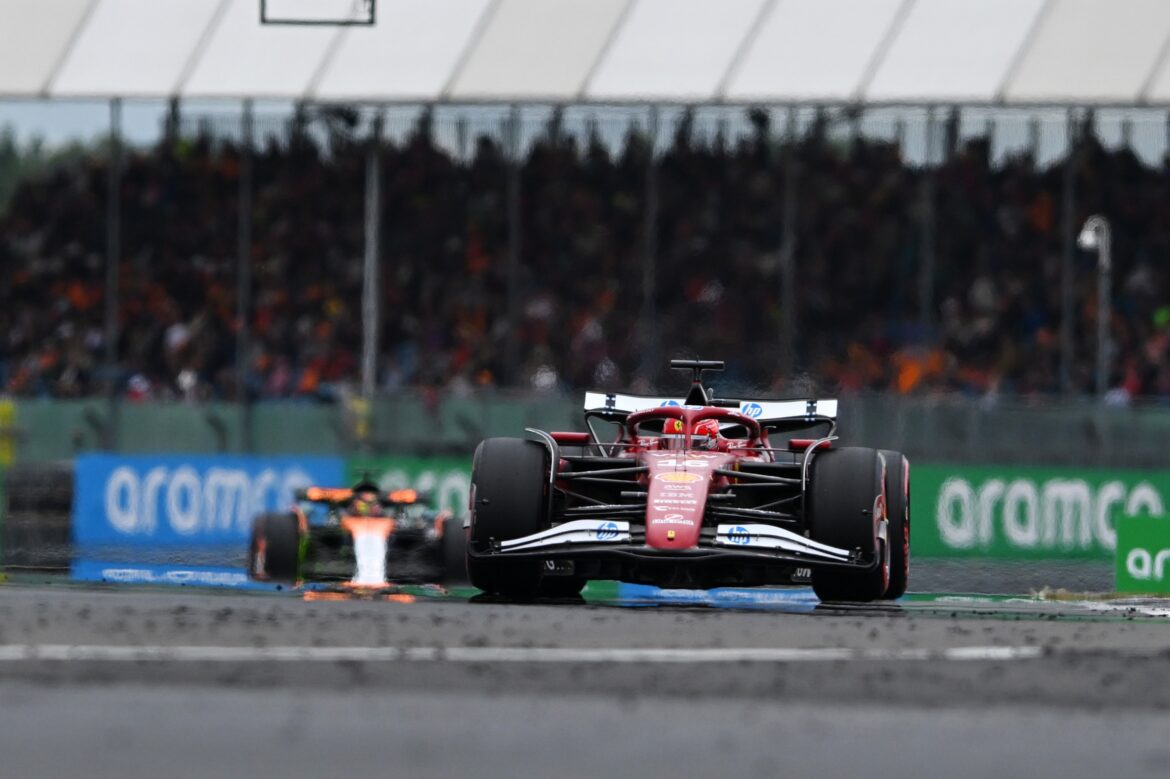 GettyImages-2223662600.jpg Leclerc narrowly edges out Piastri in the last practice session for the British Grand Prix.