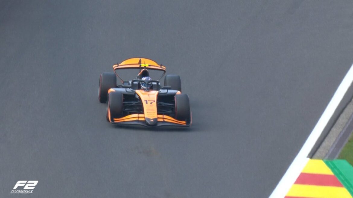 Dunne shines in standings and secures pole position in F2 in Belgium.