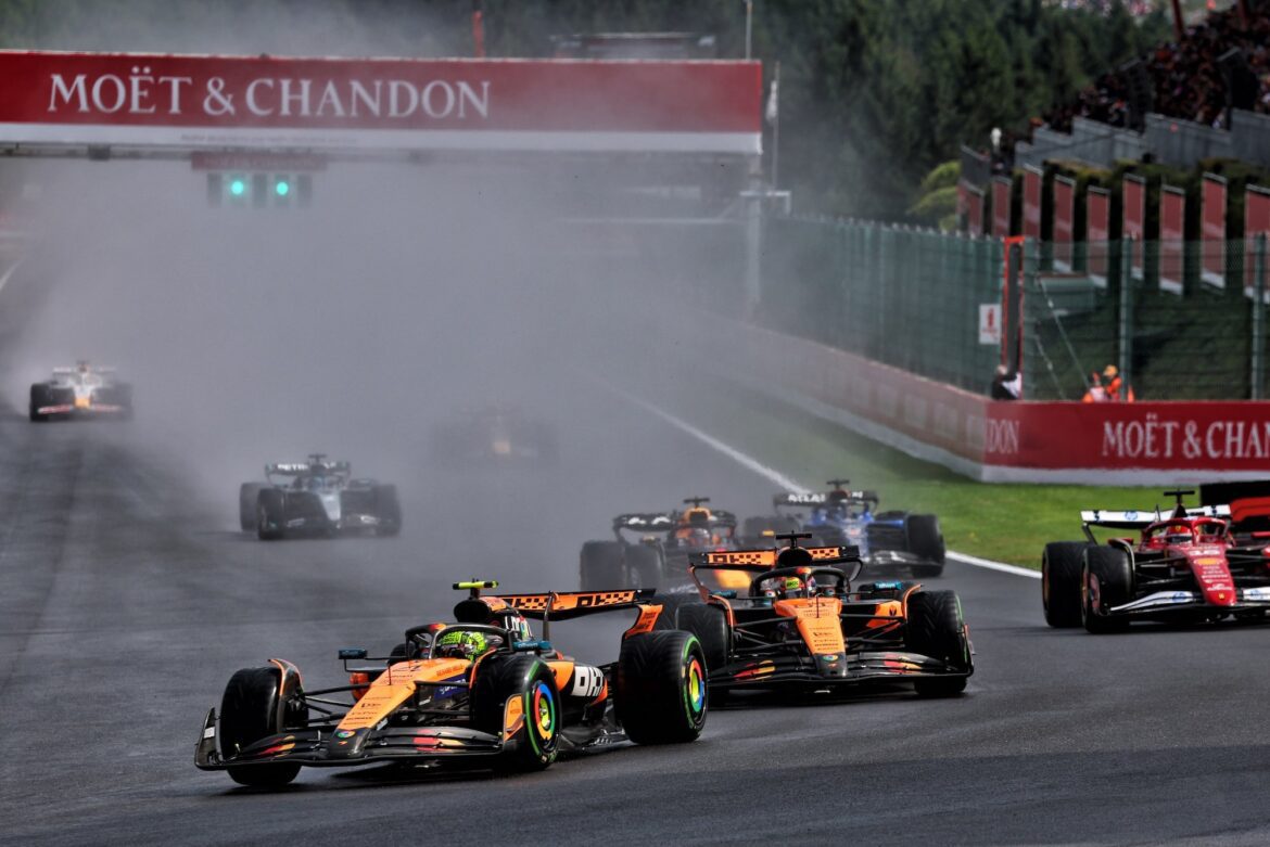 Norris states that Piastri earned the victory at Spa.