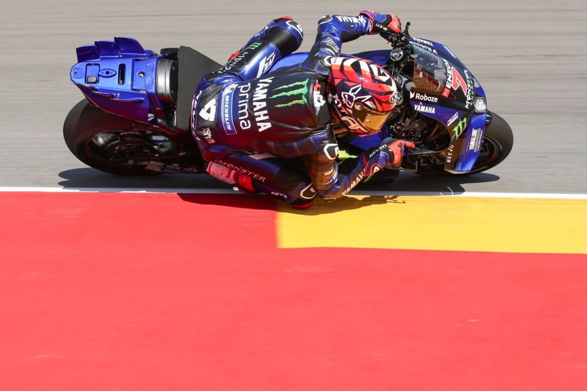 augusto-fernandez-aragon-motog.jpg Augusto Fernandez cautions that Yamaha's V4 MotoGP engine is "lacking in speed."