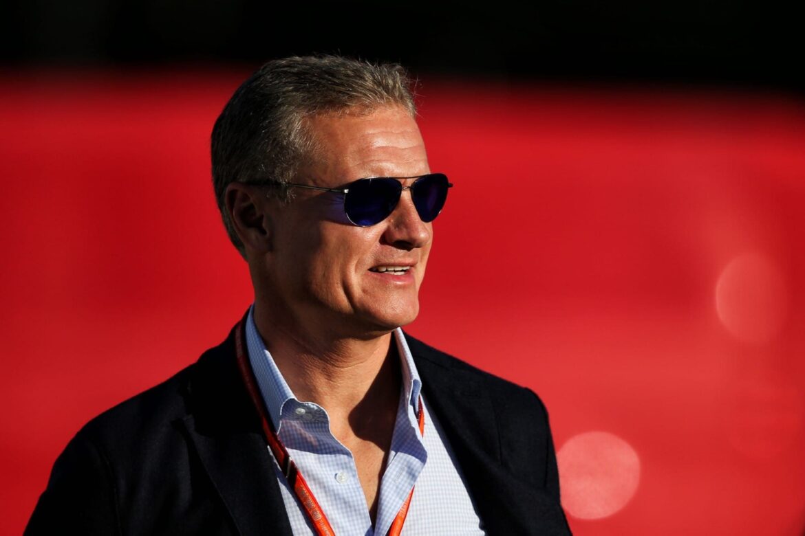 Coulthard is 5 seconds slower than Verstappen in testing and discusses the "generational gap."