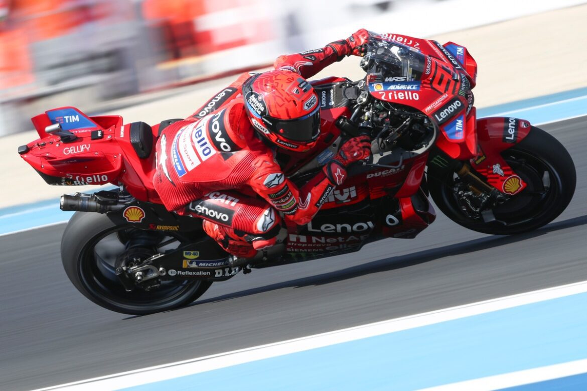 1755958062_marc-marquez-ducati-team-2.jpg Marc Marquez excels following chaos in the sprint race.