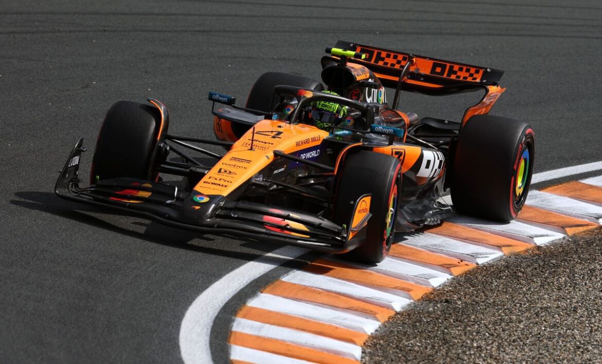 GettyImages-2232670164_1.jpg Norris maintains lead while Alonso climbs in second practice for Dutch GP.