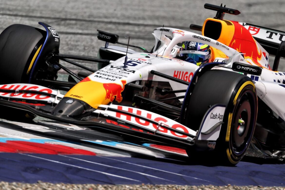 Bayer states that Hadjar will remain with the Racing Bulls this year.