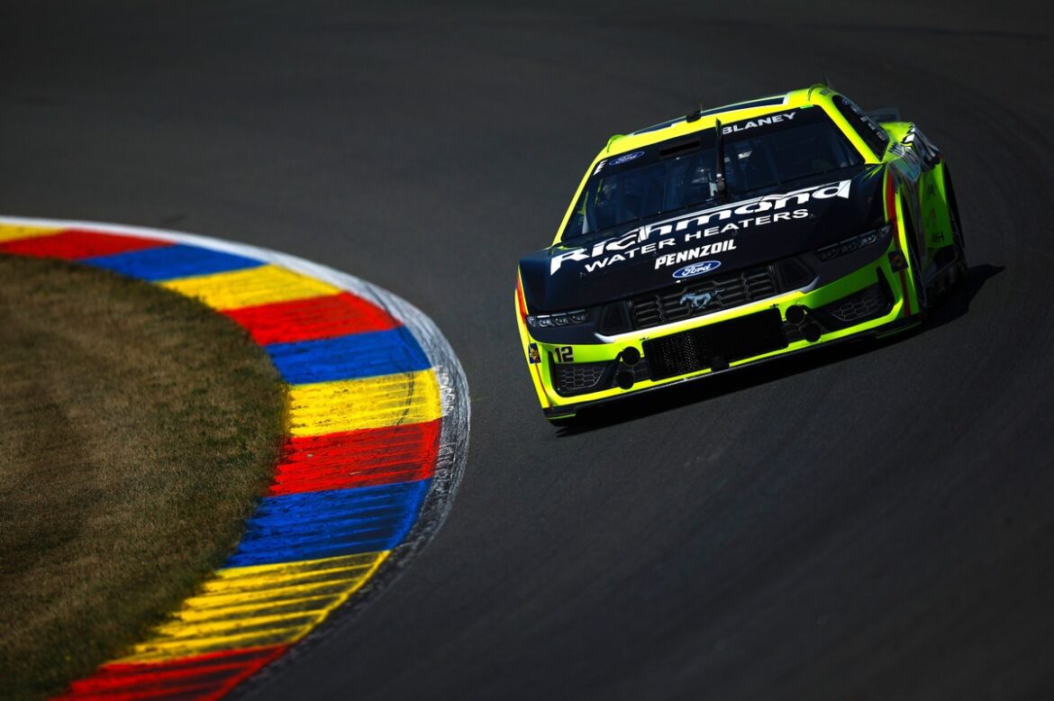 ryan-blaney-team-penske-ford.jpg Ryan Blaney edges out SVG by 0.033 seconds to claim pole position at Watkins Glen.