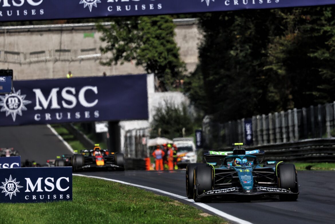 "Unfortunately, I'm getting used to this," says Alonso after retiring in Italy.