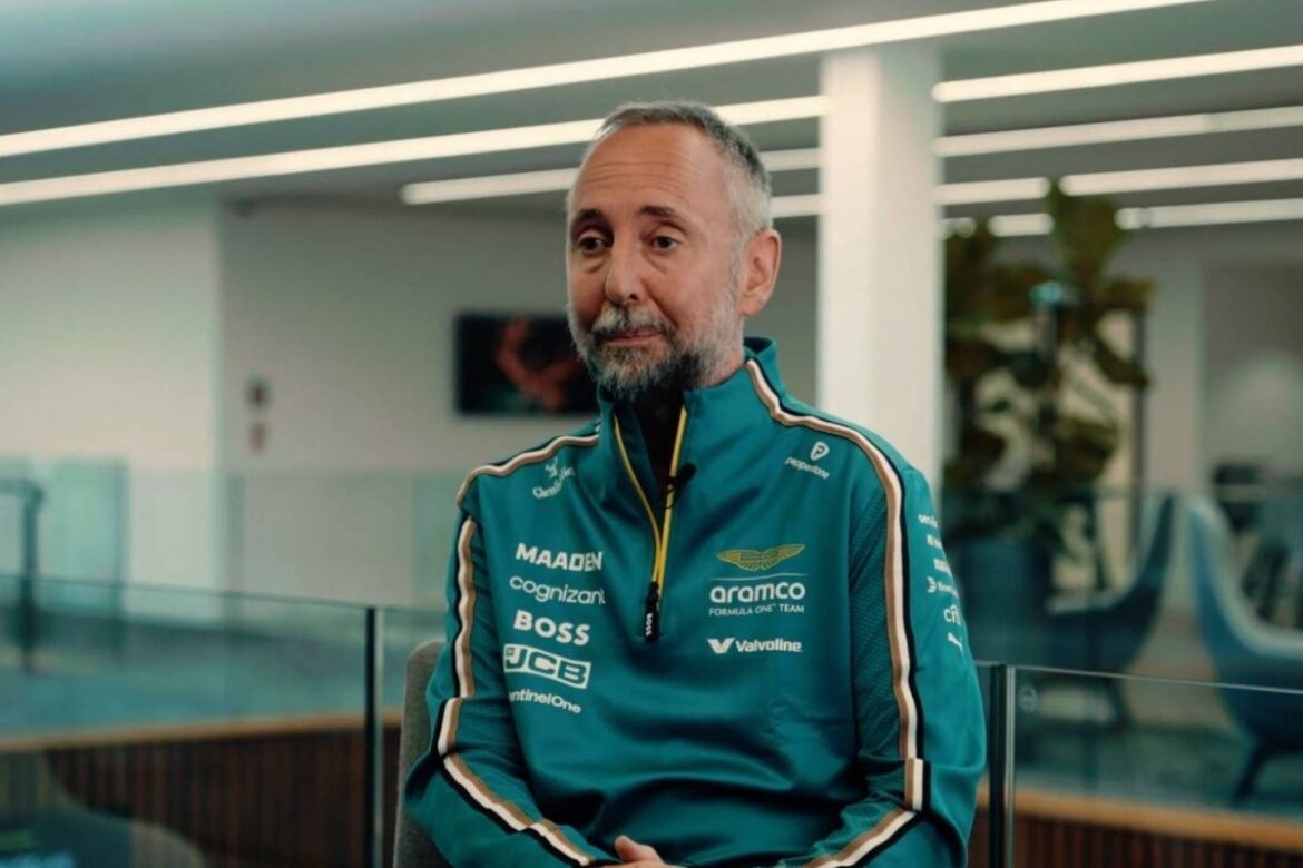 enrico-cardile-aston-martin.jpg Enrico Cardile is already leaving his mark working with Adrian Newey.