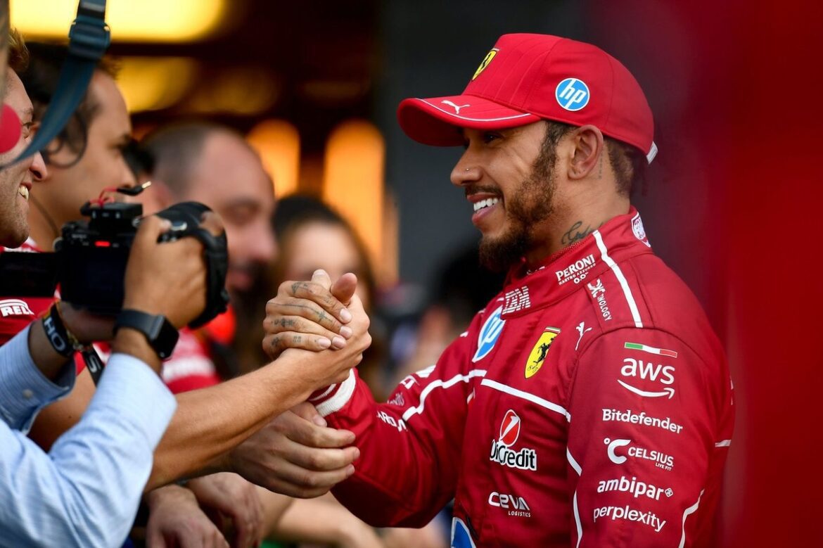 Lewis Hamilton describes his initial experience with Ferrari as "much more emotional" than his first Formula 1 appearances.