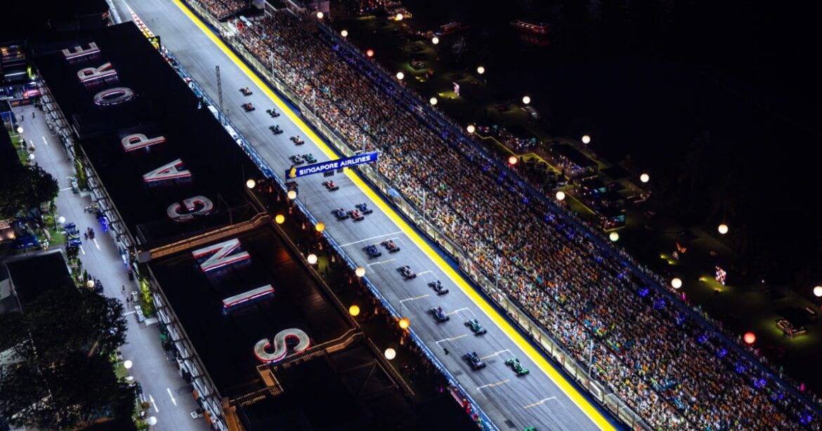 Circling Singapore with Pierre Gasly