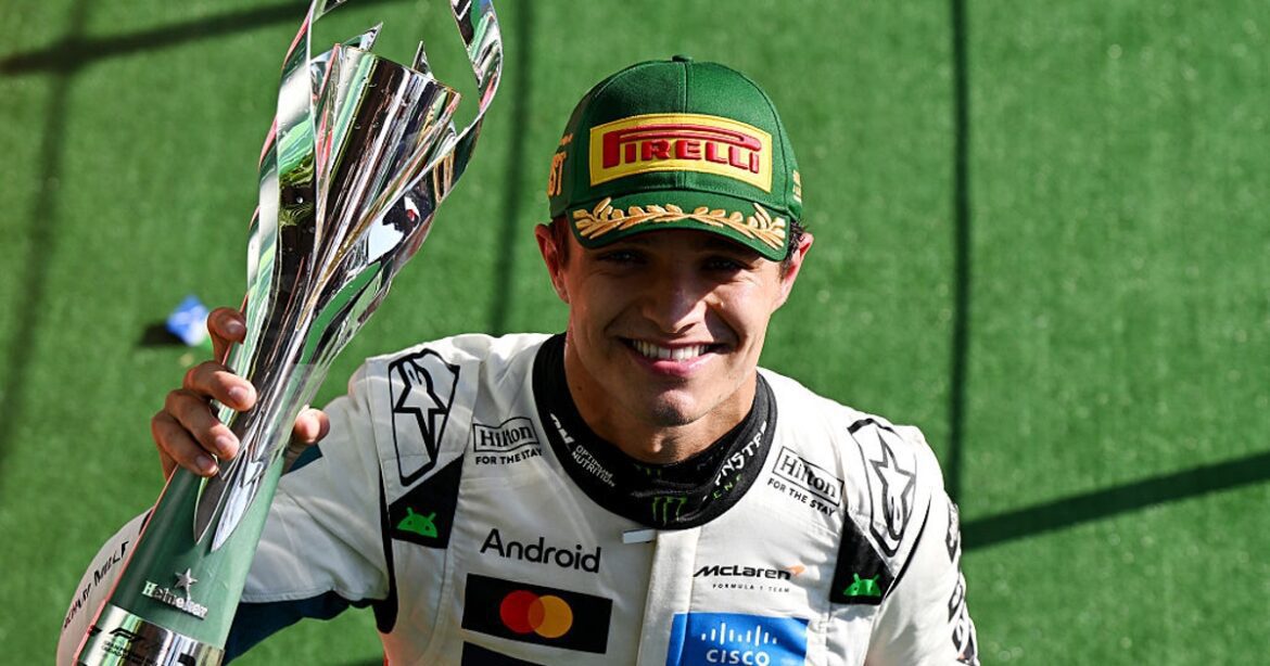 GettyImages-2243482405.jpg Norris claims title lead in Mexico with his strongest performance to date.