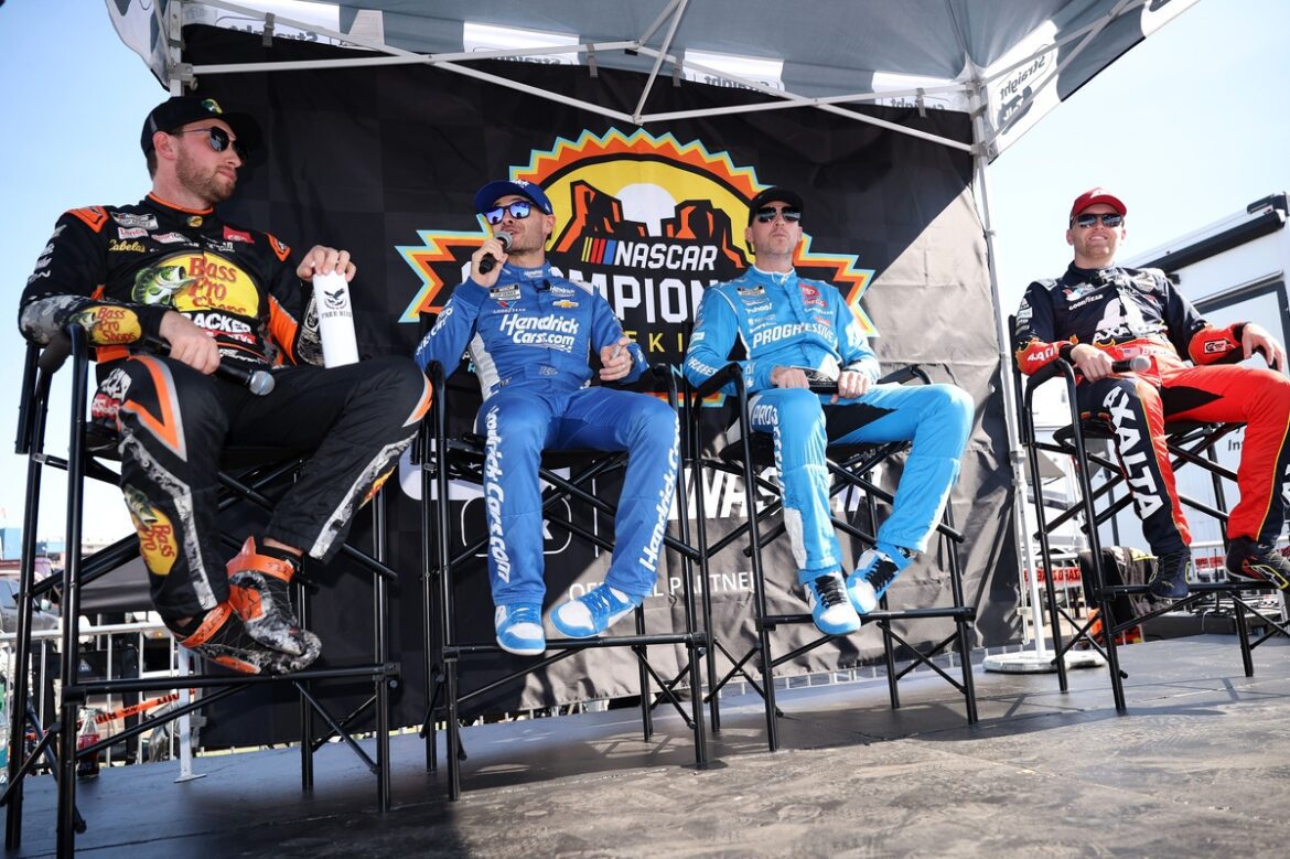 championship-4-drivers-from-le.jpg No 'mind games' or trash talk during NASCAR Championship Media Day