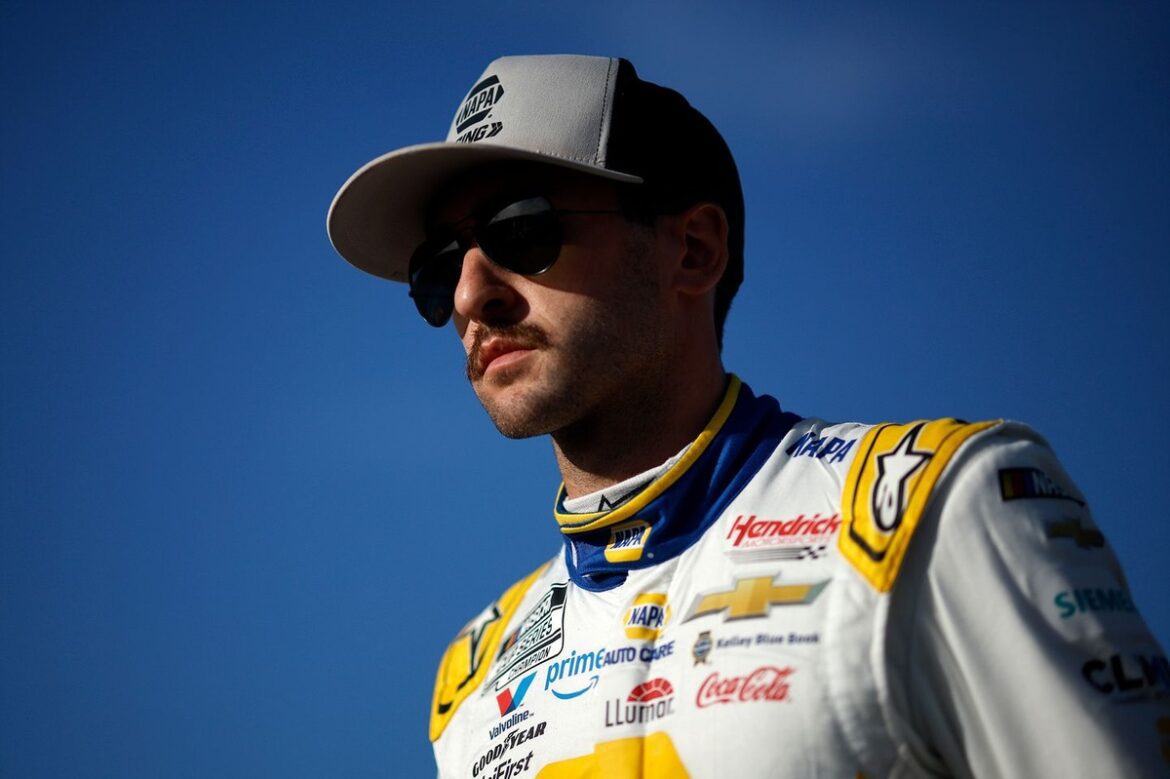 Chase Elliott eliminated early in significant NASCAR Cup crash at Talladega.