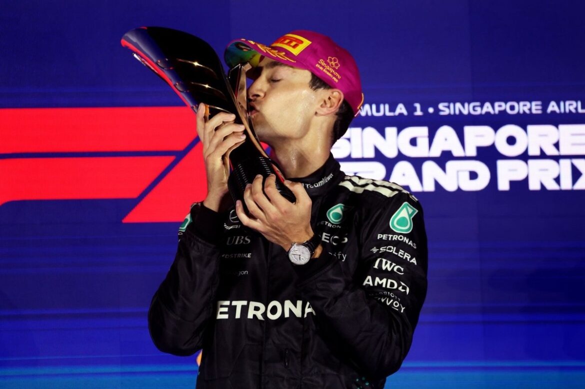 george-russell-mercedes-2.jpg Stunning Victory at Singapore GP Leaves Mercedes Seeking Solutions
