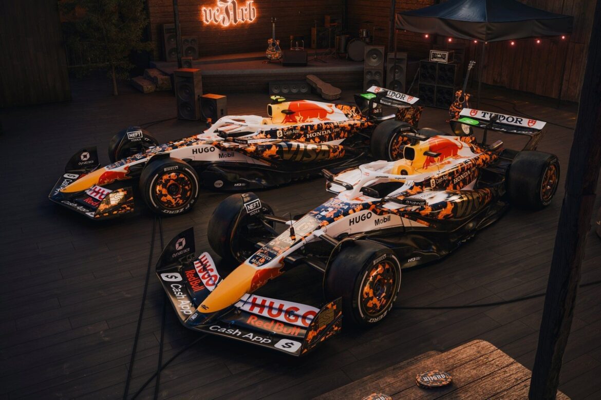 Racing Bulls unveils a unique tortoise-themed design for the F1 US Grand Prix.