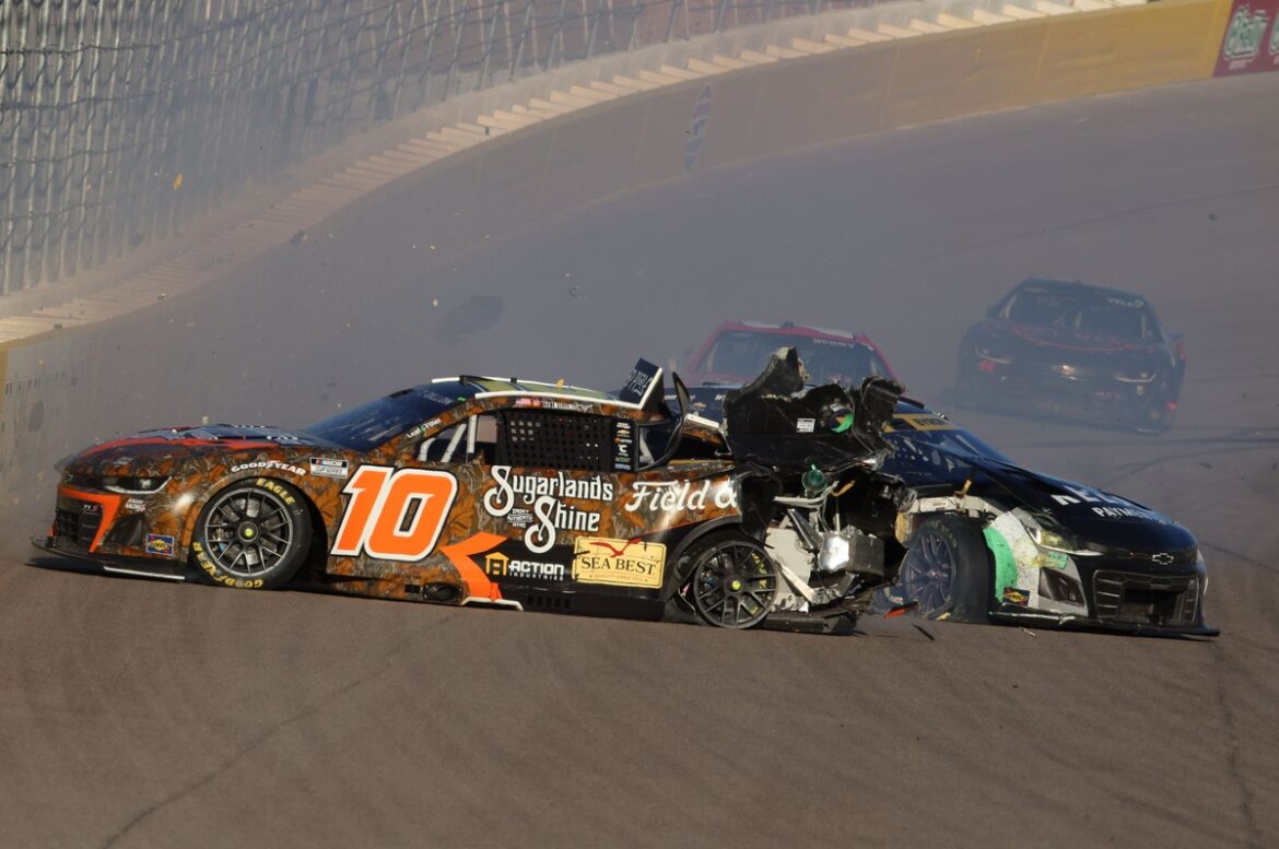 Ty Dillon's NASCAR spotter let go following a severe crash during pit entry in Las Vegas