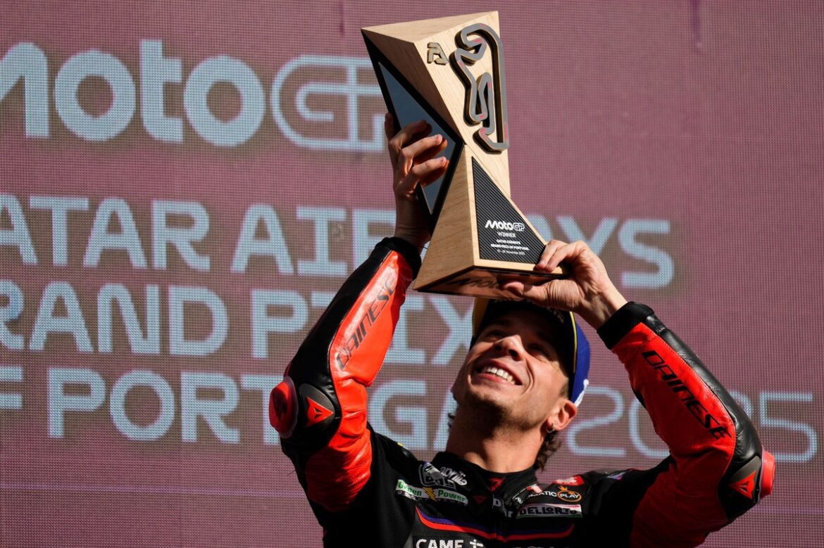 Marco Bezzecchi "has always had faith" in Aprilia despite challenges in MotoGP 2025.