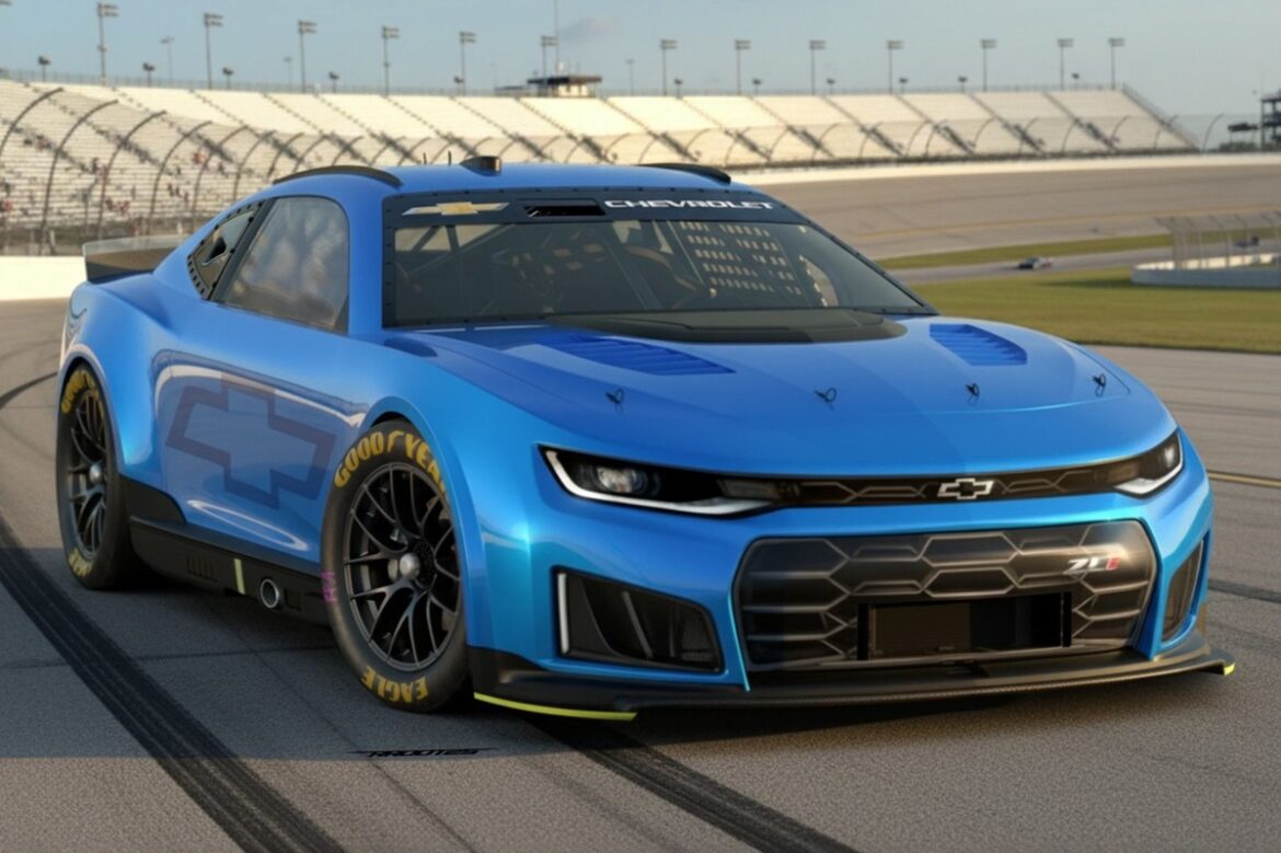 Chevrolet unveils new NASCAR Cup car design for 2026.