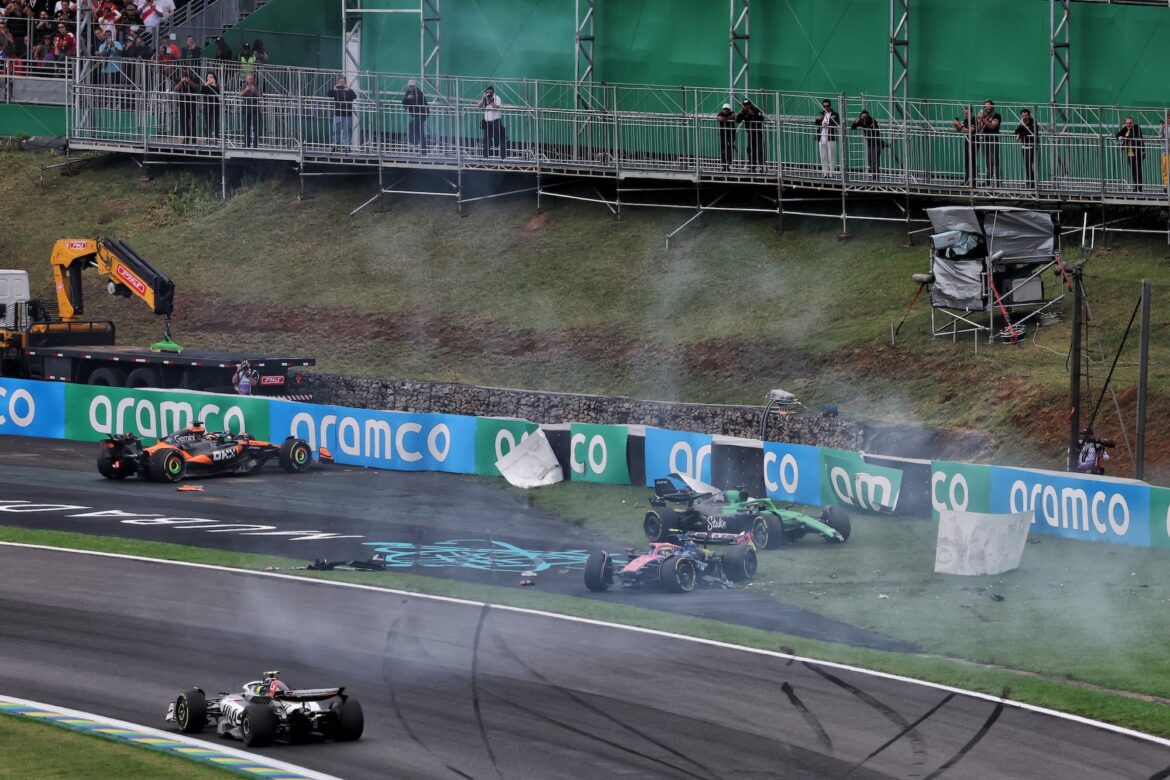 Palmer discusses Piastri's mistake at Interlagos and praises Verstappen's response.