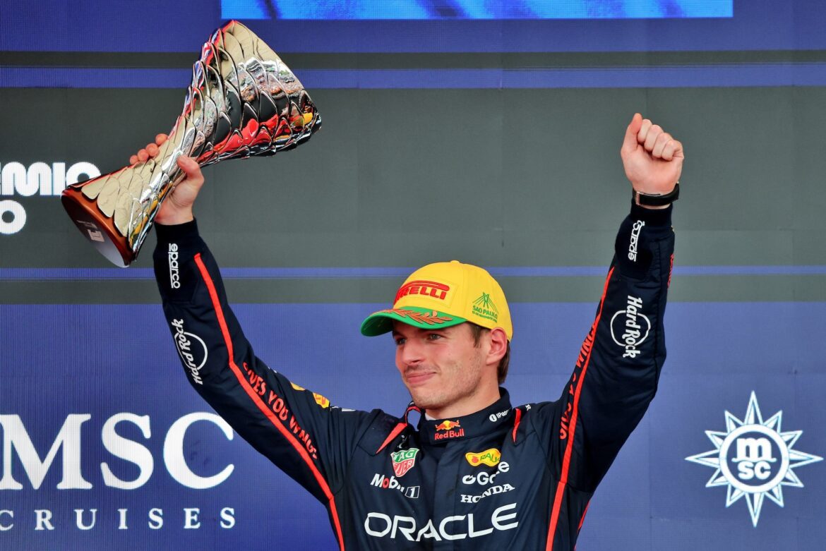 Red Bull shines in intense race at the São Paulo GP, securing a podium finish with Verstappen.