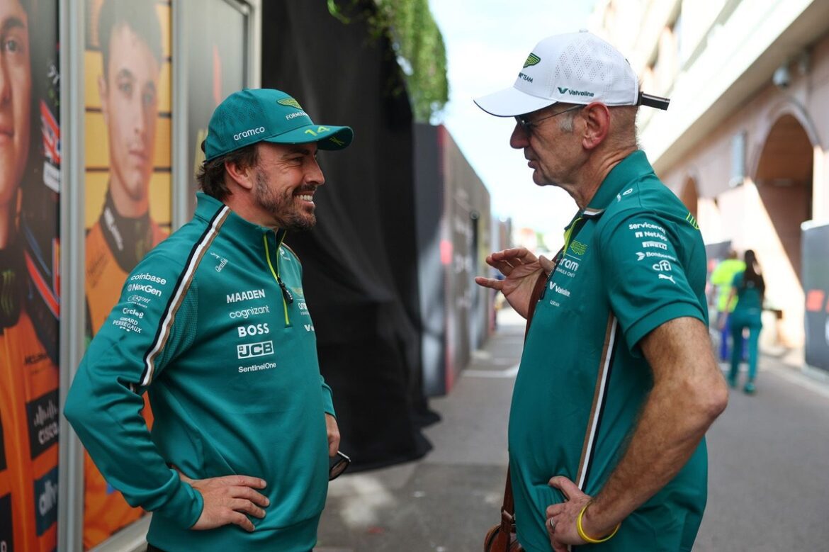 Fernando Alonso refutes assertion regarding Adrian Newey taking over as Aston Martin F1 team principal.