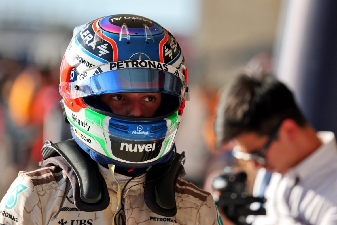 Antonelli discusses mental pressure amid rumors of Verstappen joining Mercedes.