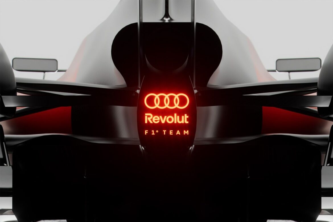 Audi announces name of F1 team and the start date for the 2026 season.